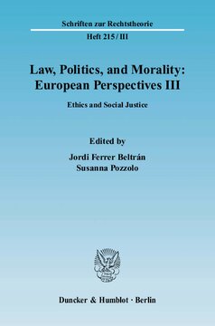 ﻿حقوق، سیاست و اخلاق: دیدگاه های اروپایی III: اخلاق و عدالت اجتماعی