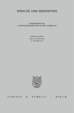 ﻿زبان و اعتراف: هرمان کونیش در هفتادمین سالگرد تولدش، 27 اکتبر 1971. (جلد ویژه سالنامه ادبی)