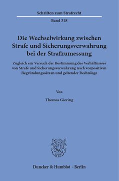 ﻿تعامل بین مجازات و بازداشت پیشگیرانه در صدور مجازات: در عین حال تلاش برای تعیین رابطه مجازات و بازداشت پیشگیرانه با توجه به توجیهات مقدمات مثبت و وضعیت حقوقی قابل اجرا.