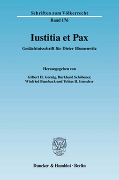 ﻿Iustitia et Pax: جزوه یادبود دیتر بلومنویتز