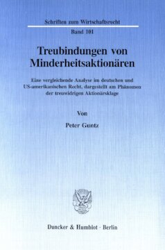 ﻿روابط امانتداری سهامداران اقلیت: تحلیل مقایسه ای در حقوق آلمان و ایالات متحده، که با پدیده نقض دعوای سهامداران اعتماد نشان داده شده است.