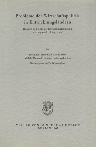 ﻿مشکلات سیاست اقتصادی در کشورهای در حال توسعه: کمک به مسائل برنامه ریزی توسعه و یکپارچگی منطقه ای