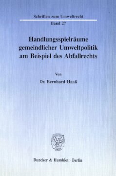 ﻿محل اقدام سیاست های زیست محیطی شهرداری با استفاده از مثال قانون پسماند