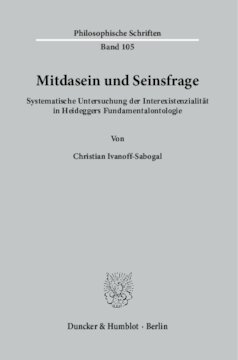 ﻿میتدازین و مسئله هستی: بررسی نظام مند درون-اگزیستانسیالیته در هستی شناسی بنیادی هایدگر