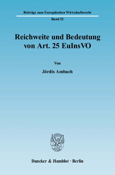 ﻿دامنه و اهمیت ماده 25 EuInsVO