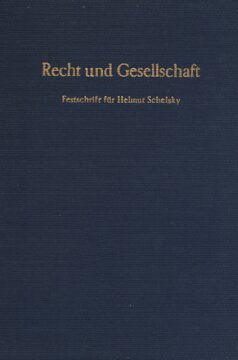 ﻿قانون و جامعه: فستیوال برای هلموت شلسکی در 65 سالگی او