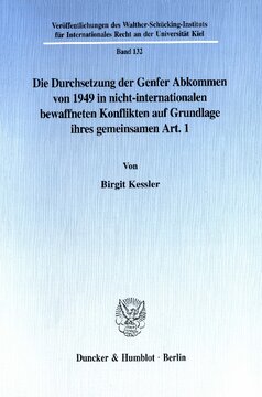 ﻿اجرای کنوانسیون های ژنو 1949 در درگیری های مسلحانه غیر بین المللی بر اساس ماده 1 مشترک آنها