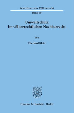 ﻿حفاظت از محیط زیست در حقوق بین الملل همسایه
