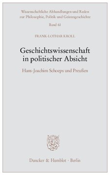 ﻿علم تاریخی با هدف سیاسی: هانس یواخیم شوپس و پروس