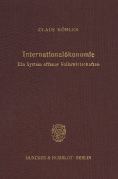 Internationalökonomie: Ein System offener Volkswirtschaften