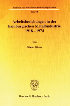 ﻿روابط کار در صنعت فلز هامبورگ 1918 - 1974