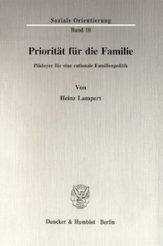 ﻿اولویت برای خانواده: درخواست برای یک سیاست خانواده منطقی