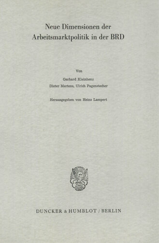 ﻿ابعاد جدید سیاست بازار کار در جمهوری فدرال آلمان