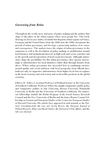 حاکم از پایین: مناطق شهری و اقتصاد جهانی