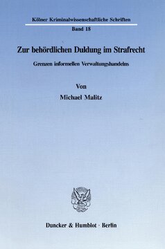 ﻿در مورد تساهل رسمی در حقوق کیفری: محدودیت های اعمال اداری غیر رسمی