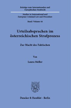 ﻿توافقات حکم در دادرسی کیفری اتریش: در مورد قدرت واقعی