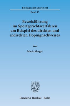 ﻿شواهد در دادرسی دادگاه های ورزشی با استفاده از مثال شواهد مستقیم و غیرمستقیم دوپینگ