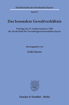 ﻿رابطه ویژه خشونت: سخنرانی در بیست و پنجمین سمینار ویژه در سال 1984 در دانشگاه علوم اداری اسپیر