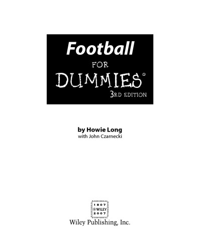 Football For Dummies ، نسخه 3 (برای آدمک ها (ورزش و سرگرمی))