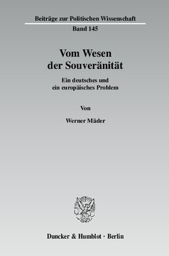 ﻿درباره ماهیت حاکمیت: یک مشکل آلمانی و اروپایی