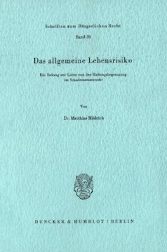 ﻿خطر عمومی زندگی: سهمی در دکترین محدودیت مسئولیت در قانون جرم