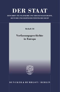 ﻿تاریخ قانون اساسی در اروپا: کنفرانس انجمن تاریخ قانون اساسی در هافجیزمار از 27 تا 29 مارس 2006