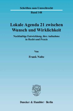 ﻿دستور کار محلی 21 بین میل و واقعیت: توسعه پایدار، گنجاندن آن در قانون و عمل