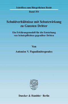 ﻿Dulgences با اثر محافظتی به نفع اشخاص ثالث: یک مدل توضیحی برای توسعه تعهدات حفاظت در مقایسه با اشخاص ثالث