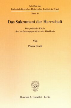 ﻿راز حکومت: سوگند سیاسی در تاریخ مشروطه غرب. ترجمه از ایتالیایی توسط جودیت الزه