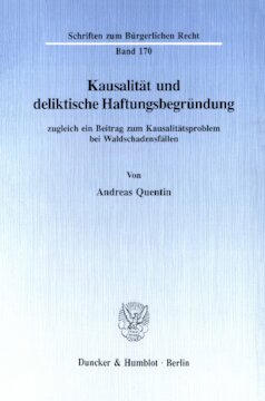 ﻿توجیه علیت و مسئولیت قهری، در عین حال کمکی به مشکل علیت در موارد خسارت جنگل