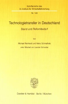 ﻿انتقال فناوری در آلمان: وضعیت و نیاز به اصلاح