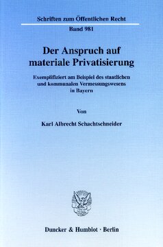 ﻿تقاضا برای خصوصی سازی مواد: نمونه ای از نقشه برداری دولتی و شهری در بایرن است