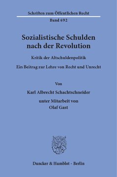 ﻿بدهی سوسیالیستی پس از انقلاب: انتقاد از سیاست بدهی قدیمی. کمک به دکترین درست و غلط