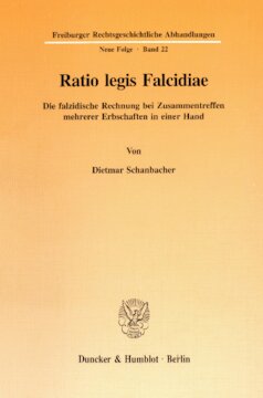 ﻿Ratio legis Falcidiae: محاسبه فالسیدی زمانی که چندین وراثت در یک دست گرد هم می آیند