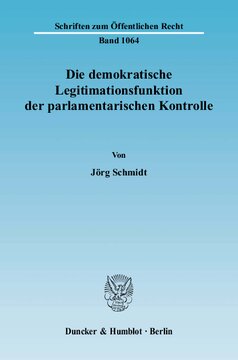 ﻿کارکرد مشروعیت دموکراتیک کنترل پارلمانی: بررسی قانون اساسی در مورد اساس، هدف و حدود کنترل پارلمانی با توجه ویژه به فضاهای خالی از وزرا و خصوصی سازی