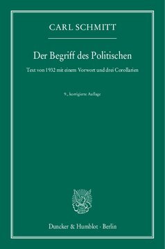 ﻿مفهوم امر سیاسی: متنی از سال 1932 با پیشگفتار و سه نتیجه