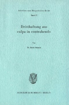 ﻿مسئولیت شخص ثالث ناشی از culpa in contrahendo