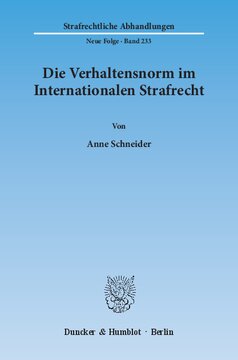 ﻿استاندارد رفتار در حقوق جزا بین المللی