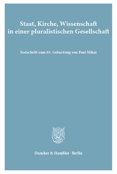 ﻿دولت، کلیسا، علم در یک جامعه کثرت‌گرا: فستیوال برای 65 سالگی پل میکات