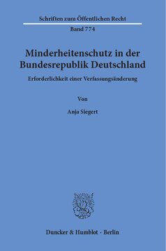 ﻿حمایت از اقلیت ها در جمهوری فدرال آلمان: نیاز به اصلاح قانون اساسی