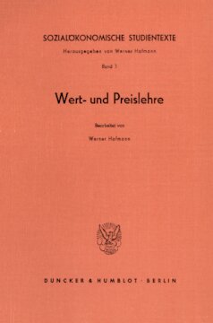 ﻿متون مطالعاتی اجتماعی-اقتصادی: جلد اول: نظریه ارزش و قیمت