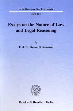 ﻿مقالاتی درباره ماهیت حقوق و استدلال حقوقی