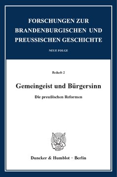﻿حس جامعه و شهروندان: اصلاحات پروس