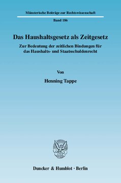﻿قانون بودجه به عنوان قانون زمان: در مورد اهمیت پیوندهای موقت برای بودجه و قانون بدهی ملی