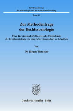 ﻿در مورد مسئله روش شناختی جامعه شناسی حقوقی: در مورد امکان نظری انجام جامعه شناسی حقوقی مانند یک علم طبیعی
