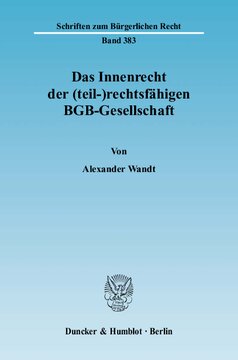 ﻿قانون داخلی جامعه (تا حدی) قانونی BGB