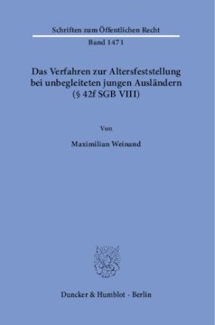 ﻿روش تعیین سن جوانان خارجی بدون همراه (§ 42f SGB VIII)