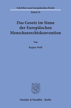 ﻿قانون به مفهوم کنوانسیون اروپایی حقوق بشر