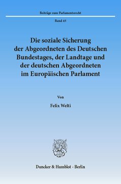 ﻿تامین اجتماعی نمایندگان بوندستاگ آلمان، پارلمانهای ایالتی و نمایندگان آلمانی پارلمان اروپا