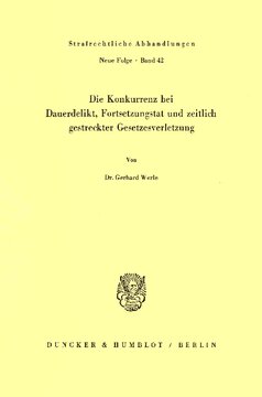 ﻿رقابت در جرایم طولانی مدت، ادامه تخلفات و نقض گسترده قانون